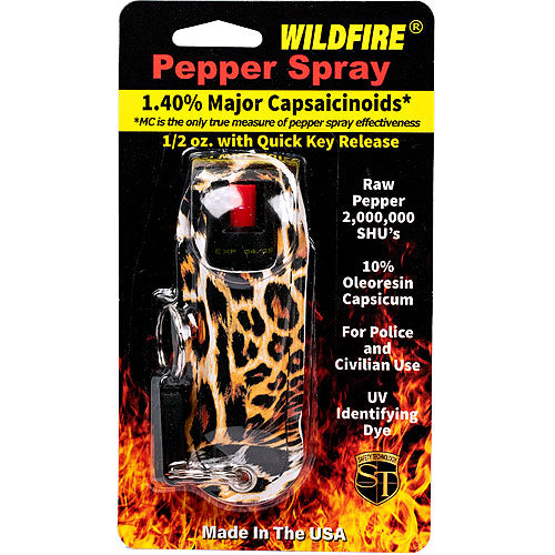 WildFire 1.4% MC 1/2 oz Halo Holster Leopard Black/Orange