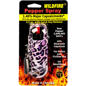 WildFire 1.4% MC 1/2 oz Halo Holster Leopard Black/Purple